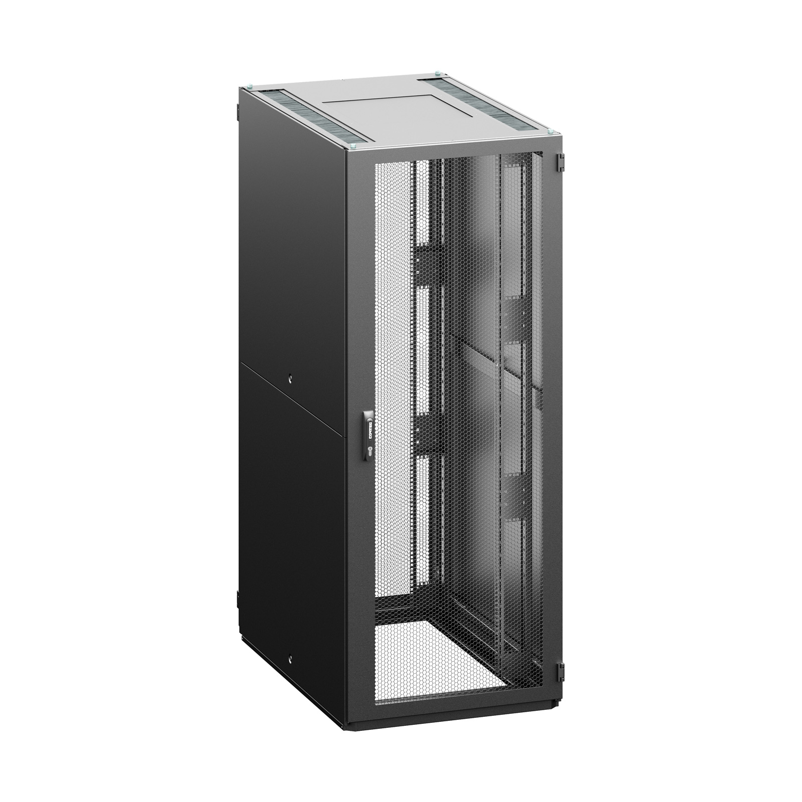 Armoire informatique 19 avec porte ventilée